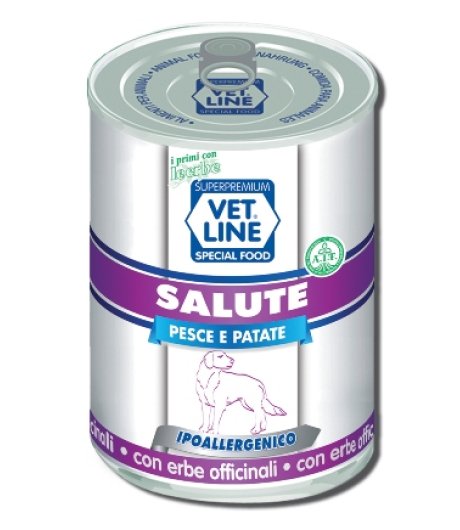 OLISTIKA VET LINE CANE SALUTE IPOALLERGENICO PESCE PATATE 400GR (lattina)