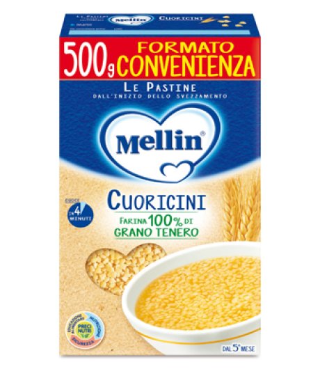 Mellin Pasta Cuoricini 500g