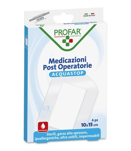 PROFAR MED ACQUASTOP 10X15 4PZ