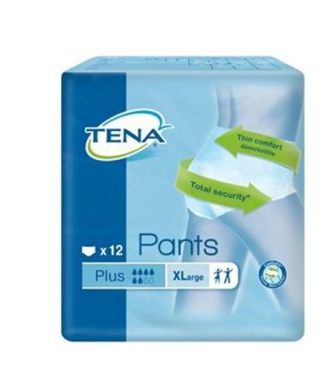 Tena Pants Plus Xl New 12pz