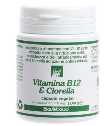 VITAMINA B12+CLORELLA 60CPS