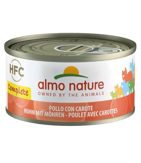 ALMO NATURE CANE HFC COMPLETE POLLO CAROTE 70GR (lattina)