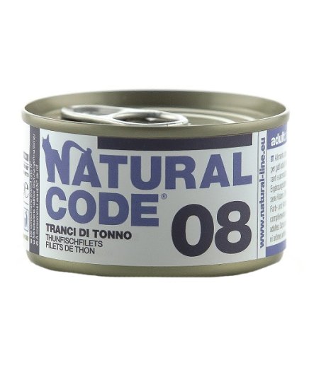 NATURAL CODE GATTO 08 TONNO 85GR (lattina)