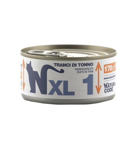 NATURAL CODE GATTO XL1 TONNO 170GR (lattina)