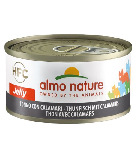 ALMO NATURE GATTO HFC JELLY TONNO CALAMARI 70GR (lattina)