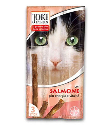 JOKI PLUS GATTO SNACK 3 STICKS SALMONE 15GR