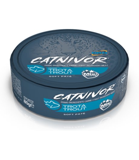 NEXTMUNE DRN CATNIVOR GATTO PATE' TROTA 80GR (lattina)