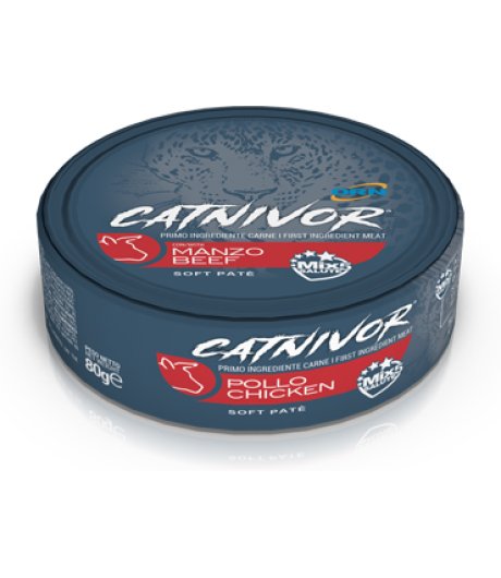 NEXTMUNE DRN CATNIVOR GATTO PATE' MANZO 80GR (lattina)
