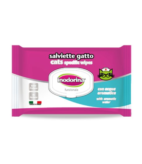 INODORINA SALVIETTE GATTO 40PZ