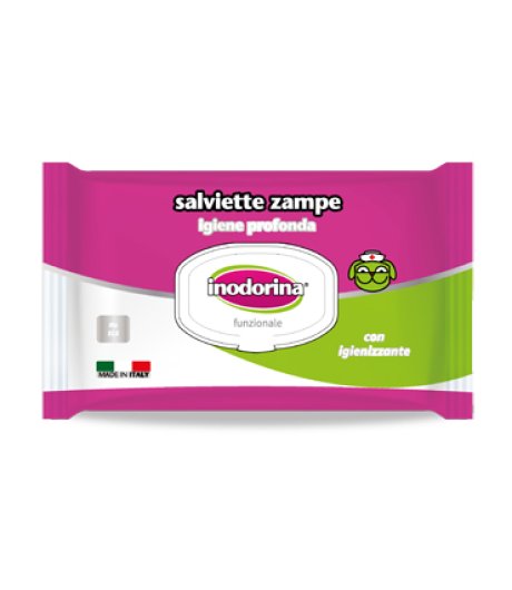 INODORINA SALVIETTE ZAMPE 40PZ