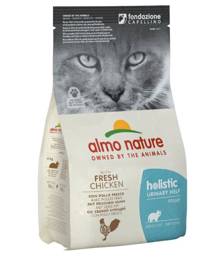 ALMO NATURE GATTO HOLISTIC URINARY ADULT POLLO 400GR ALMO NATURE GATTO HOLISTIC URINARY ADULT POLLO 400GR