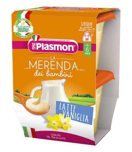 PLASMON Mer.Latte/Van.2x120g