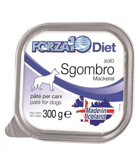 FORZA10 CANE DIET PATE' SOLO SGOMBRO 300GR (vaschetta)