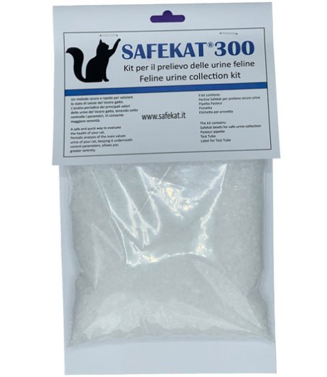 SAFEKAT 300 PRELIEVO URINE GATTO KIT BUSTINA 300GR - LATINAVETE