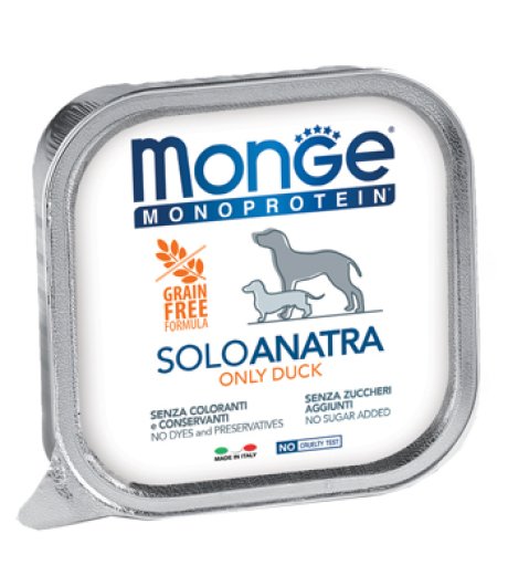 MONGE CANE MONOPROTEICO SOLO MAIALE 150GR (vaschetta)