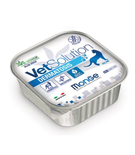 MONGE GATTO VETSOLUTION DERMATOSIS 100GR (vaschetta) MONGE GATTO VETSOLUTION DERMATOSIS 100GR (vaschetta)