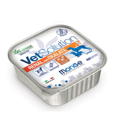 MONGE CANE VETSOLUTION RENAL OXALATE 150GR (vaschetta)