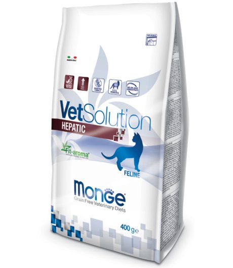 MONGE GATTO VETSOLUTION HEPATIC 400GR MONGE GATTO VETSOLUTION HEPATIC 400GR