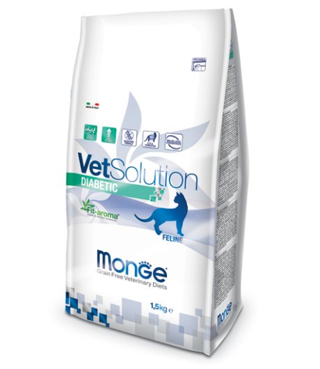 MONGE GATTO VETSOLUTION DIABETIC 1,5KG MONGE GATTO VETSOLUTION DIABETIC 1,5KG