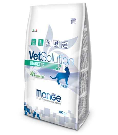 MONGE GATTO VETSOLUTION DIABETIC 400GR MONGE GATTO VETSOLUTION DIABETIC 400GR