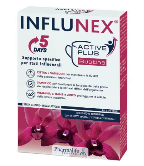 INFLUNEX ACTIVE PLUS 10BUST