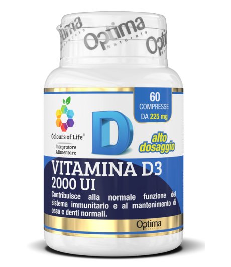 Vitamina D3 2000 60cpr Colours