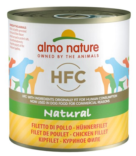 ALMO NATURE CANE HFC NATURAL FILETTO POLLO 280GR (lattina)