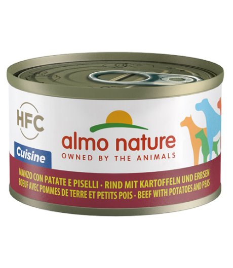 ALMO NATURE CANE HFC CUISINE MANZO PATATE PISELLI 95GR (lattina)