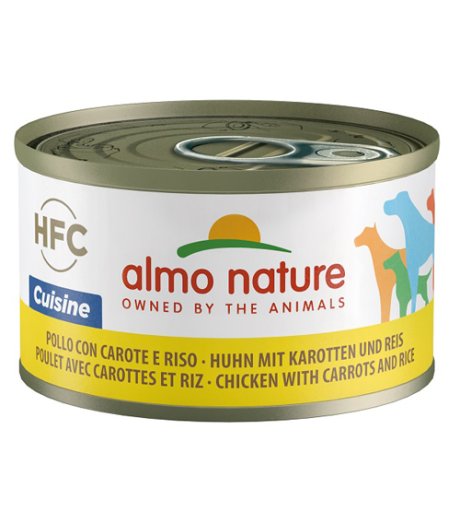 ALMO NATURE CANE HFC NATURAL POLLO CAROTE RISO 95GR (lattina)