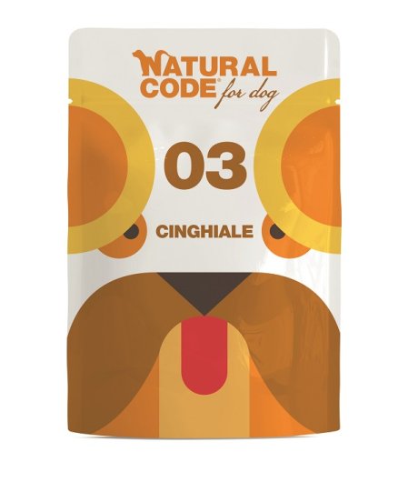 NATURAL CODE CANE 03 CINGHIALE 100GR (bustina)