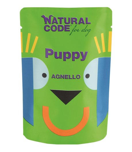 NATURAL CODE CANE PUPPY AGNELLO 100GR (bustina)