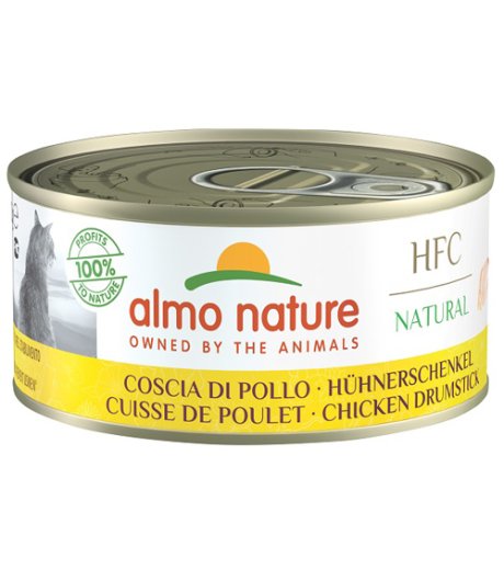 ALMO NATURE GATTO HFC NATURAL COSCIA POLLO 150GR (lattina)