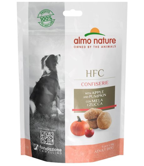 ALMO NATURE CANE SNACK HFC CONFISERIE ADULT MELA ZUCCA 60GR
