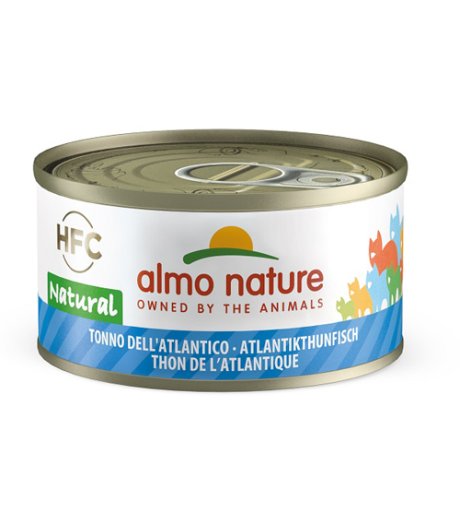 ALMO NATURE GATTO HFC NATURAL TONNO DELL'ATLANTICO 70GR (lattina)