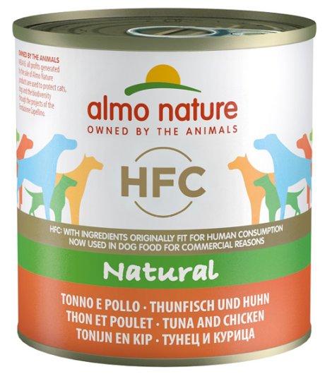ALMO NATURE CANE HFC NATURAL TONNO POLLO 290GR (lattina)
