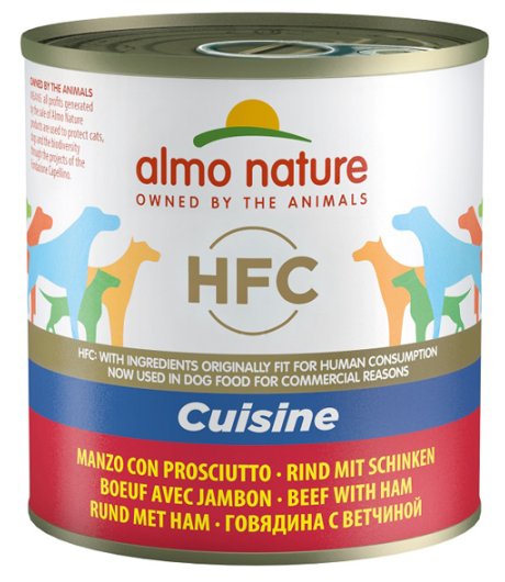 ALMO NATURE CANE HFC CUISINE MANZO PROSCIUTTO 290GR (lattina)