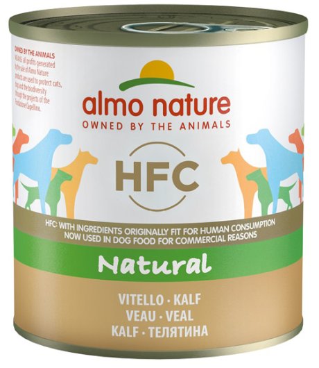 ALMO NATURE CANE HFC NATURAL VITELLO 290GR (lattina)