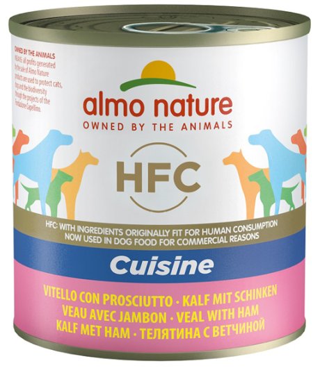 ALMO NATURE CANE HFC CUISINE VITELLO PROSCIUTTO 290GR (lattina)