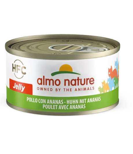 ALMO NATURE GATTO HFC JELLY POLLO ANANAS 70GR (lattina)