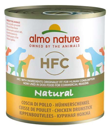 ALMO NATURE CANE HFC NATURAL COSCIA DI POLLO 280GR (lattina)