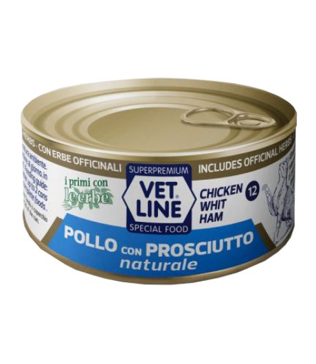 OLISTIKA VET LINE GATTO POLLO PROSCIUTTO 70GR (lattina)