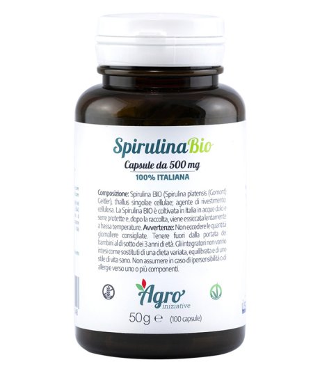 SPIRULINA BIO 100CPS AGR