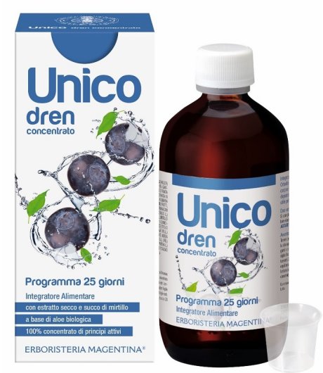 UNICO DREN MIRTILLO UNICO 250ML