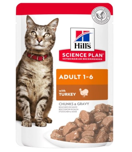 HILL'S GATTO SCIENCE GRAVY (IN SALSA) ADULT TACCHINO 85GR (bustina)