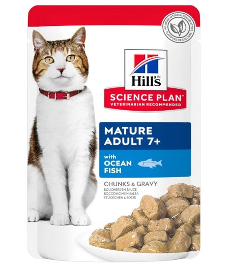 HILL'S GATTO SCIENCE GRAVY (IN SALSA) MATURE PESCE OCEANICO 85GR (bustina)