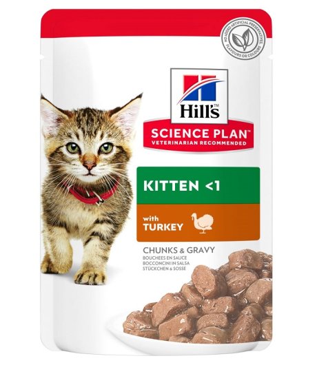 HILL'S GATTO SCIENCE KITTEN GRAVY (IN SALSA) TACCHINO 85GR (bustina)