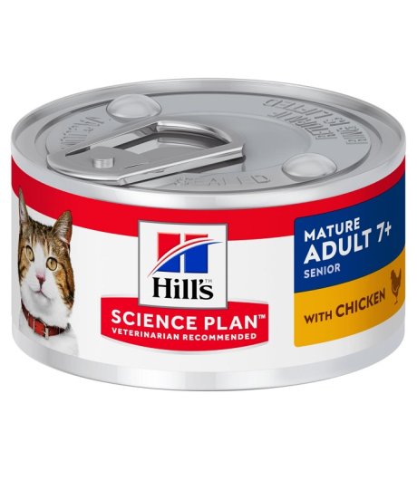 HILL'S GATTO SCIENCE MATURE POLLO 82GR (lattina)