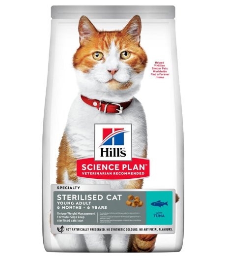 HILL'S GATTO SCIENCE SPECIALITY STERILISED YOUNG ADULT TONNO 1,5KG