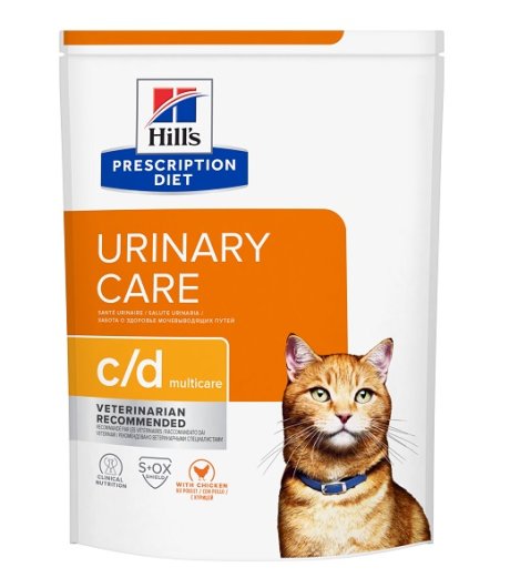 HILL'S GATTO DIET C/D URINARY CARE MULTICARE POLLO 1,5KG