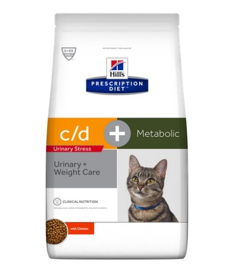 PD FELINE C/D STR+META 1,5KG